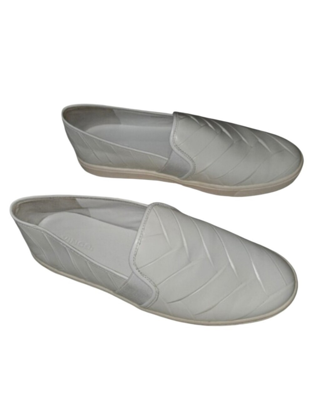 Vince. Shoes Size 9.5 White Leather Slip On Sneakers Women's Tuckernuck Revolve